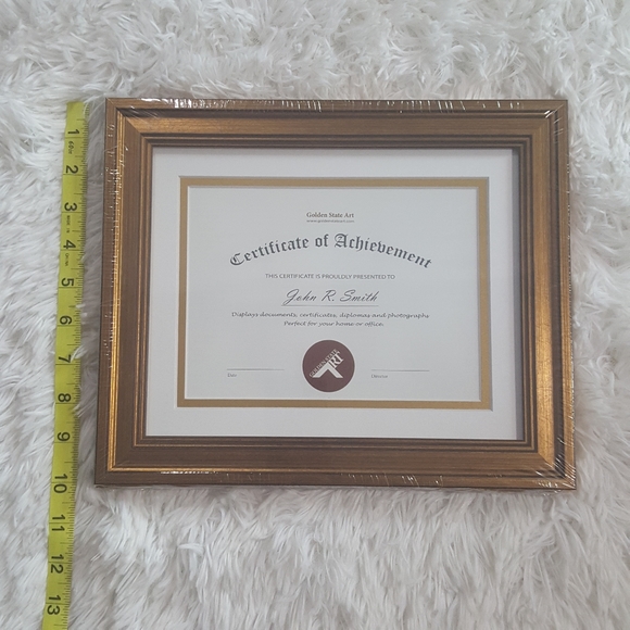 Golden State Art Achievement Frame Matted - Picture 9 of 11